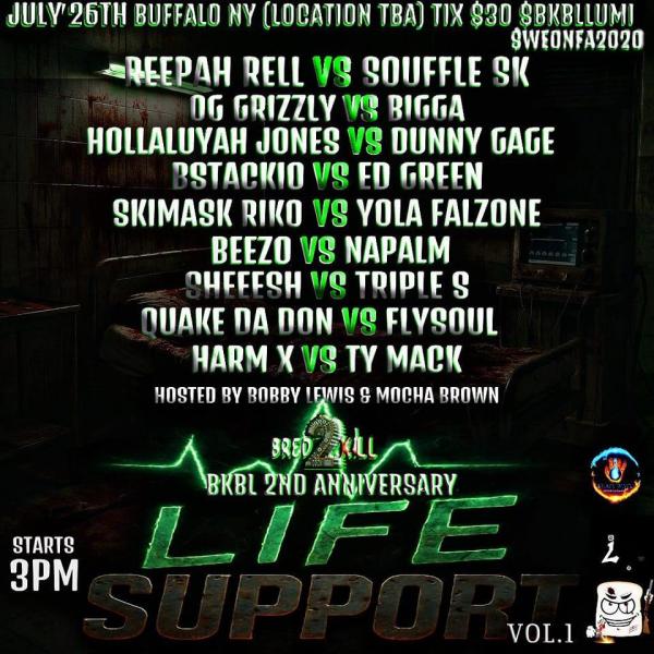 Bred 2 Kill Battle League - Life Support: Vol. 1