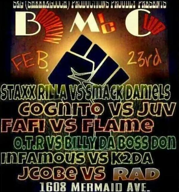 Brooklyn Mic Club - BMC - Feb 23 2014 Event