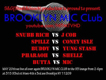Brooklyn Mic Club - BMC May 20 2012 Event