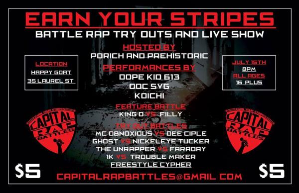 Capital Rap Battles - CRB: Battle Rap Tryouts