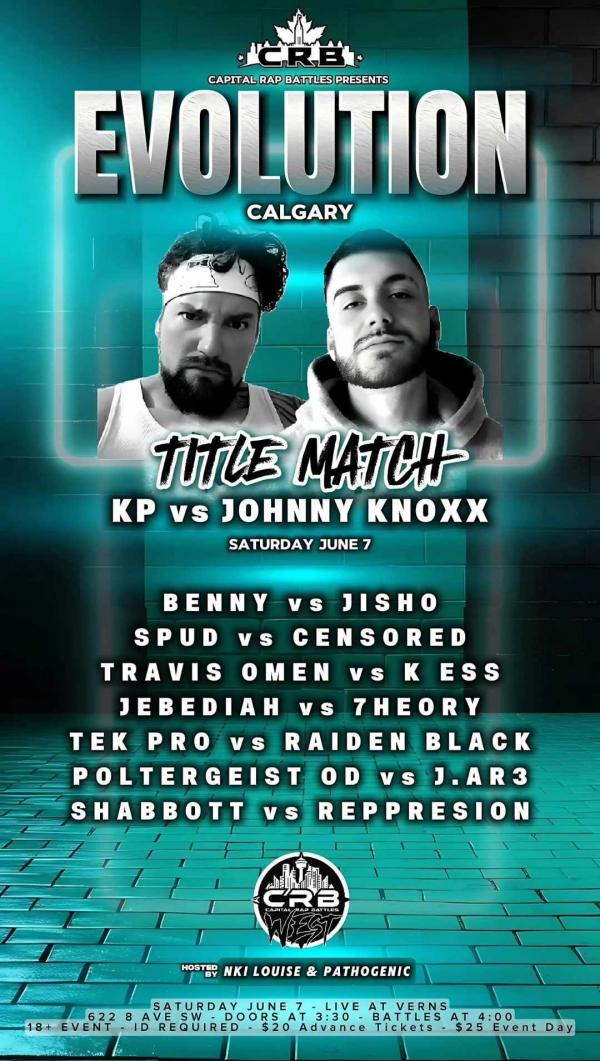 Capital Rap Battles - Evolution: Calgary