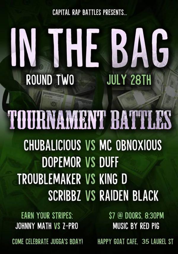 Capital Rap Battles - In the Bag Battle Tournament: Round 2