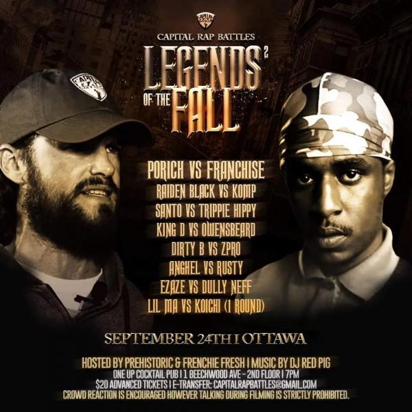 Capital Rap Battles - Legends of the Fall 2