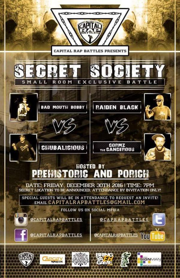 Capital Rap Battles - Secret Society 1