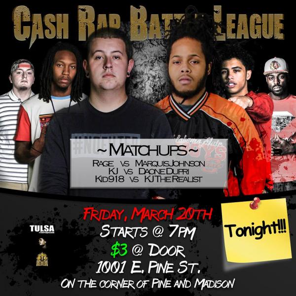 Cash Rap Battle League - Cash Rap Battle League (March 20 2015)