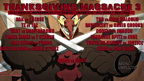 Casual Conflicts - Thanksgiving Massacre 3