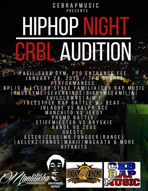 Cebu Rap Battle League - HipHop Night - CRBL Audition