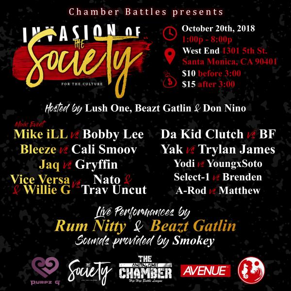 Chamber Battles - Invasion of the Society