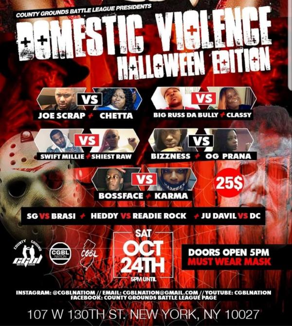 County Ground Battle League - Domestic Violence: Halloween Edition