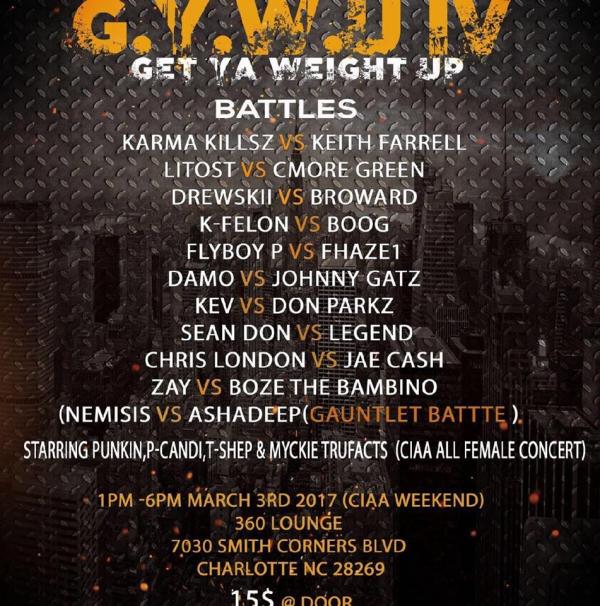 CPBL Battle League - Get Ya Weight Up IV