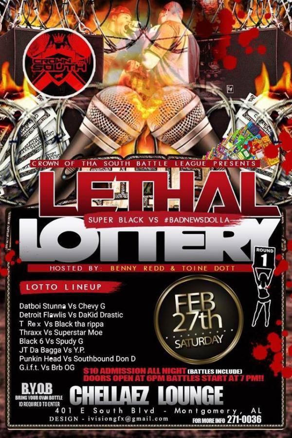 Crown of tha South Battle League - Lethal Lottery