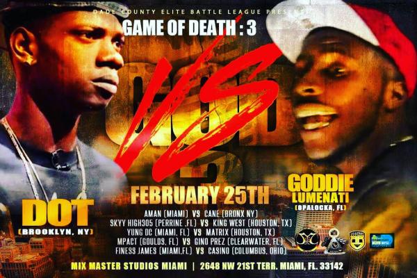 Dade County Elite Battle League - Game of Death 3