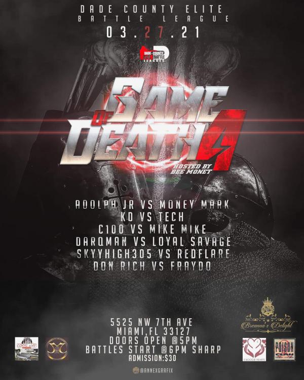 Dade County Elite Battle League - Game of Death 4