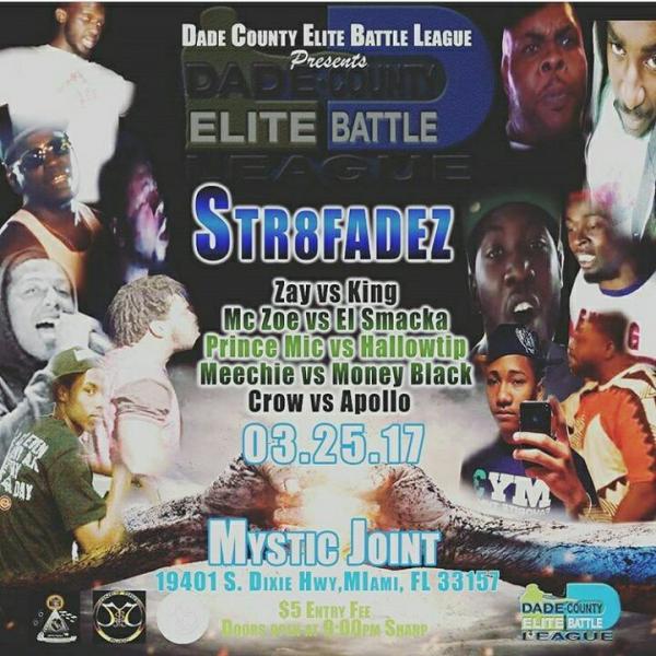 Dade County Elite Battle League - Str8Fadez