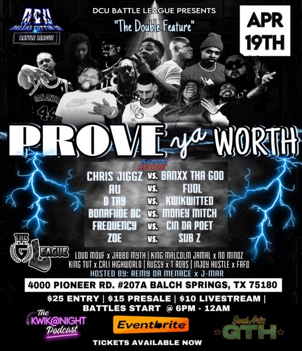 Dallas Cuttin Up - Battle League - Prove Ya Worth