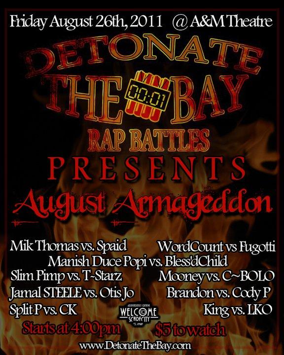 Detonate The Bay - August Armageddon