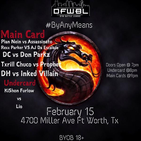 DFW Battle League - By Any Means