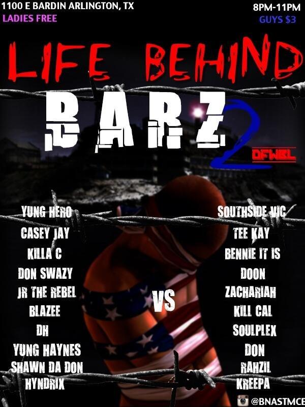 DFW Battle League - Life Behind Barz 2