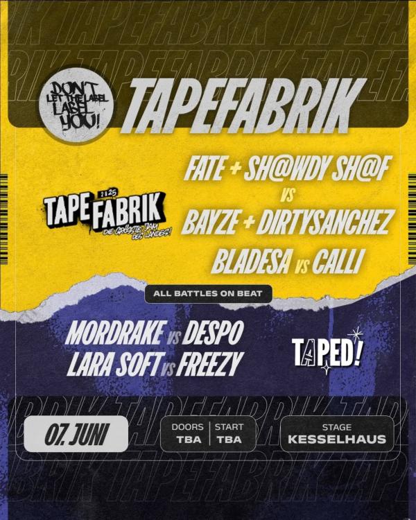 DLTLLY: Don't Let The Label Label You - DLTLLY on Beat at Tapefabrik 2025
