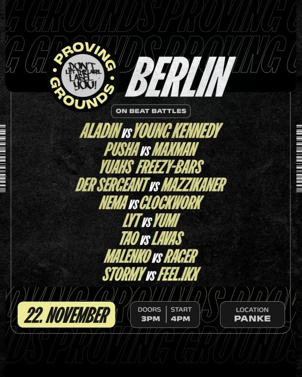 DLTLLY: Don't Let The Label Label You - Proving Grounds Berlin 2025