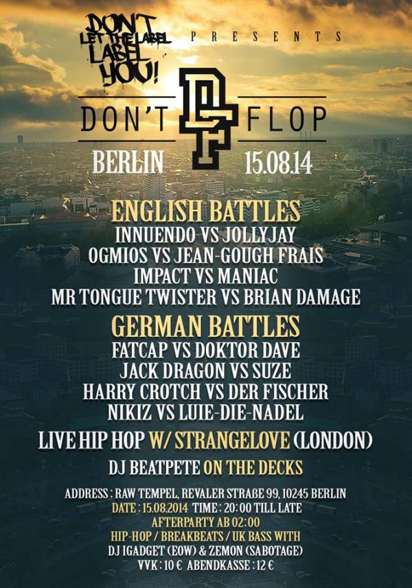 Don't Flop Entertainment - Dont Flop - Berlin