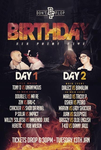 Don't Flop Entertainment - Don't Flop Birthday 6.5
