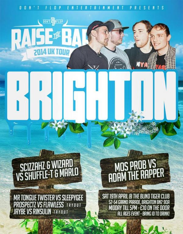 Don't Flop Entertainment - Raise the Bar Tour - Brighton