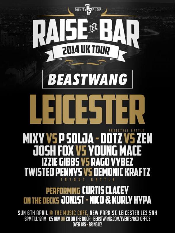 Don't Flop Entertainment - Raise the Bar Tour - Leicester