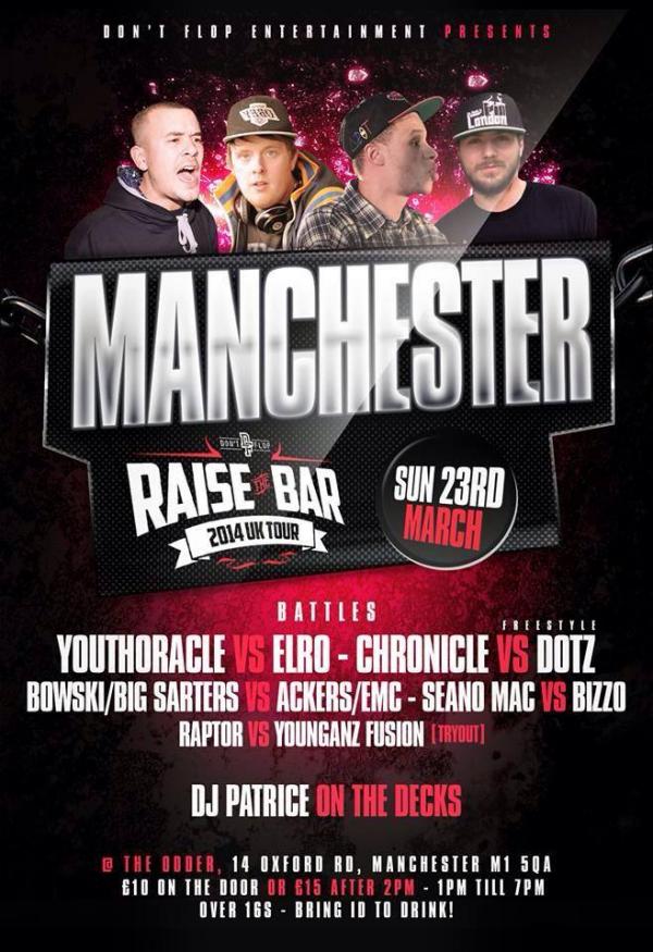 Don't Flop Entertainment - Raise the Bar Tour - Manchester