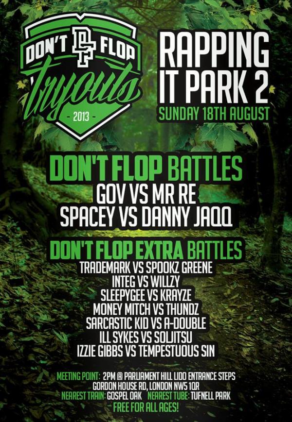 Don't Flop Entertainment - Rapping In Park 2
