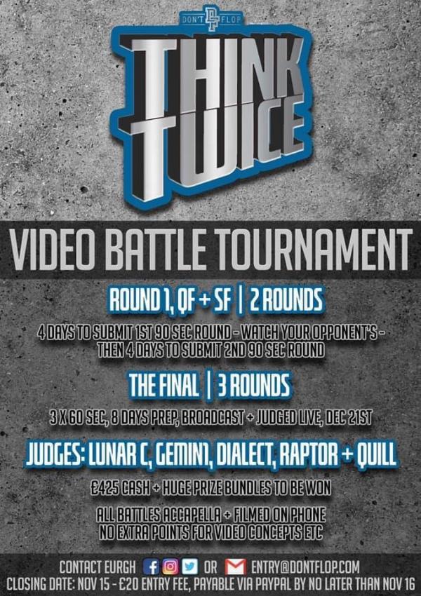 Don't Flop Entertainment - Think Twice: Video Battle Tournament