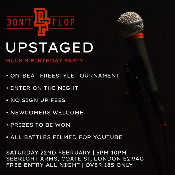 Don't Flop Entertainment - Upstaged: Hulk's Birthday Party