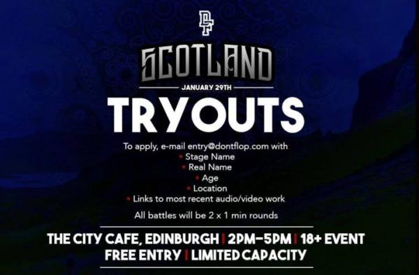 Don't Flop Training Days - Don't Flop - Scotland - Tryouts