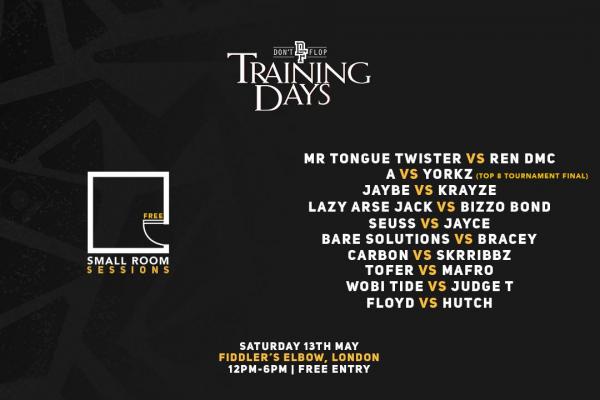 Don't Flop Training Days - Small Room Sessions 00Free