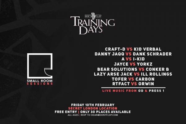 Don't Flop Training Days - Small Room Sessions 001
