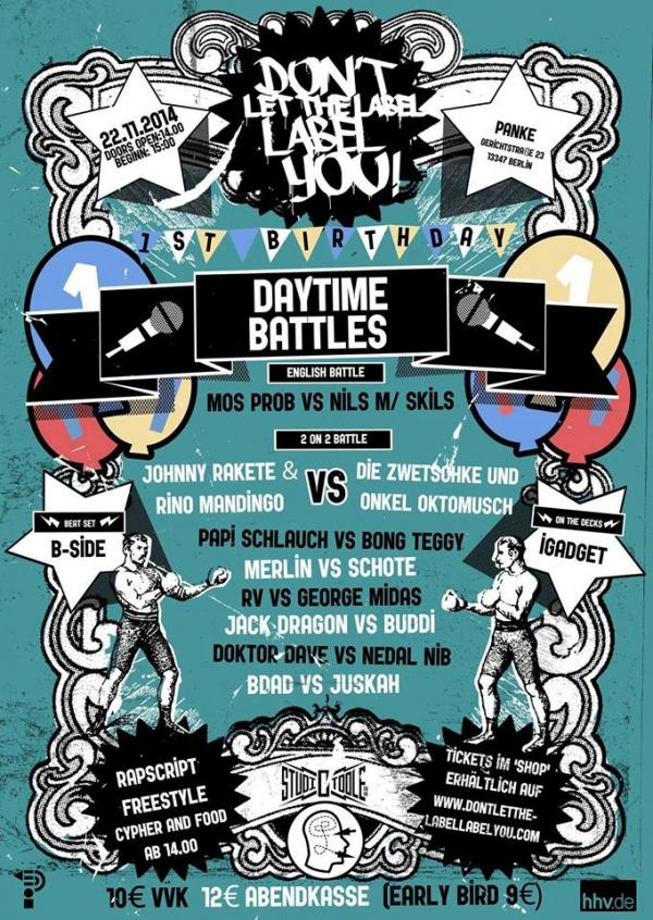DLTLLY: Don't Let The Label Label You - DLTLLY's 1st Birthday: Daytime Battles