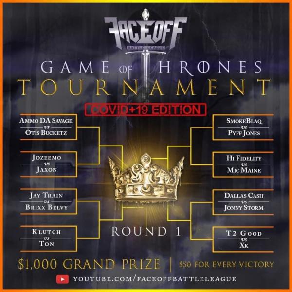 Face Off Battle League - Game of Thrones Tournament: COVID 19 Edition