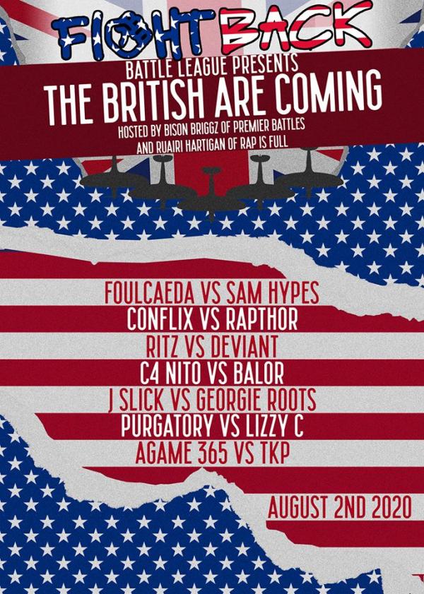 Fight Back Battle League - The British Are Coming