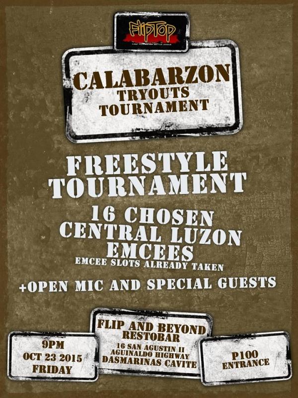 FlipTop - Calabarzon Tryout Tournament