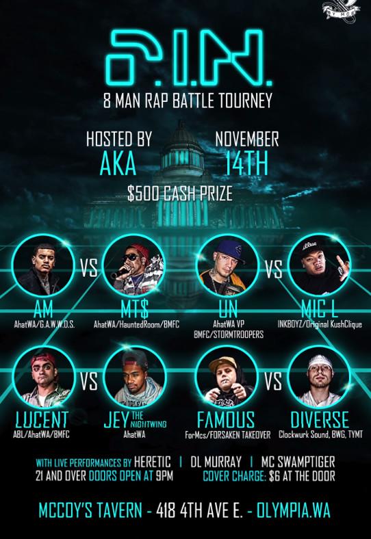 For MCs By MCs - Pen Is Nice - 8 Man Battle Rap Tourney