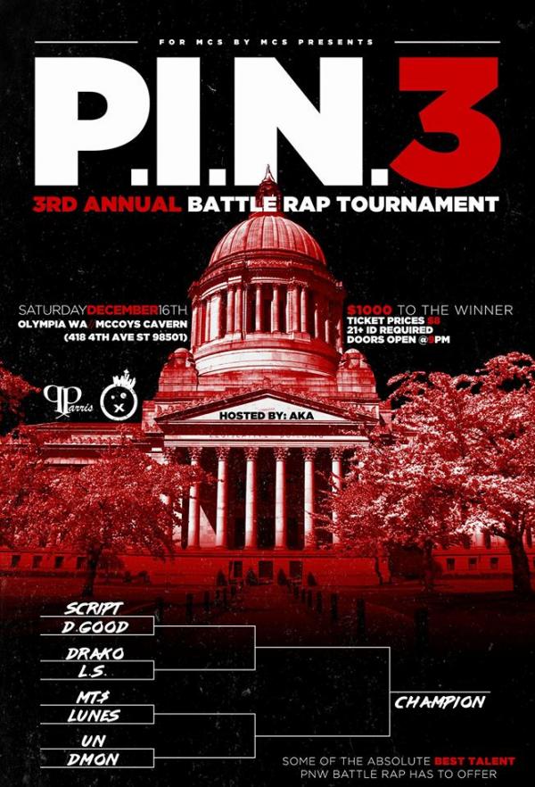 For MCs By MCs - P.I.N. 3 Tournament