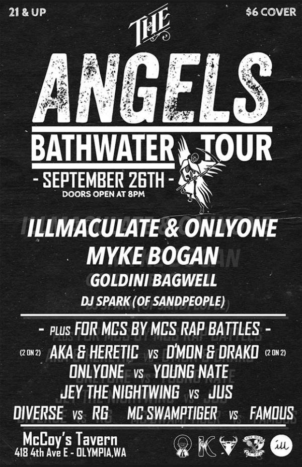 For MCs By MCs - The Angels Bathwater Tour - Olympia