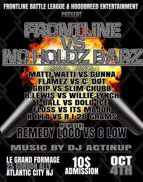 Frontline Battle League - Frontline vs. No Holdz Barz