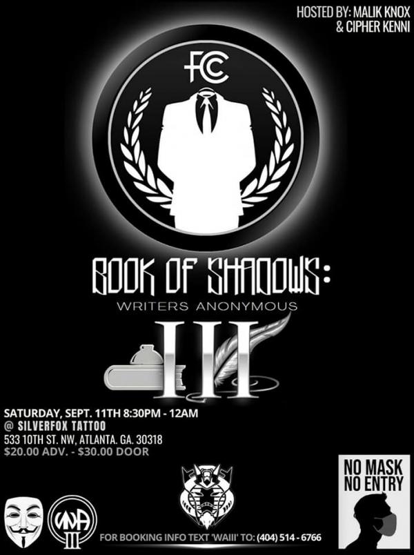 Fulton County Champions - Book of Shadows: Writers Anonymous III