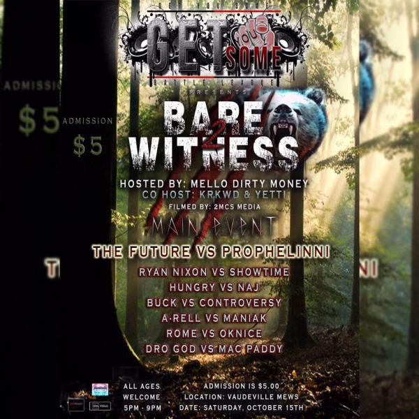 Get You Some Battle League - Bare Witness 2
