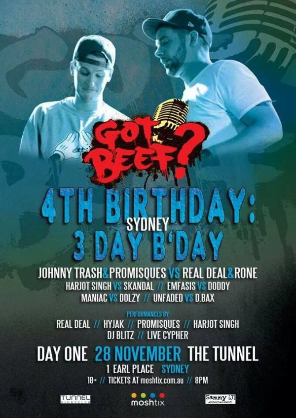 Got Beef? - Got Beef? 4th Birthday - Sydney