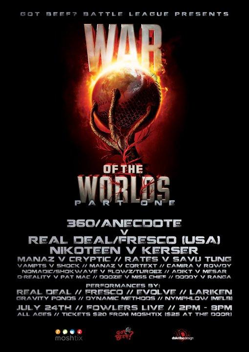 Got Beef? - War of the Worlds Part One