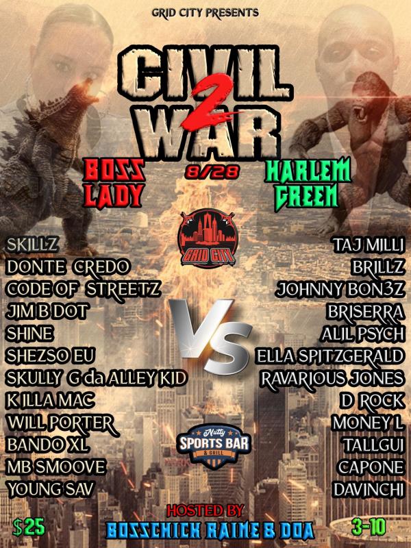 Grid City Battle League - Civil War 2 (Grid City Battle League)