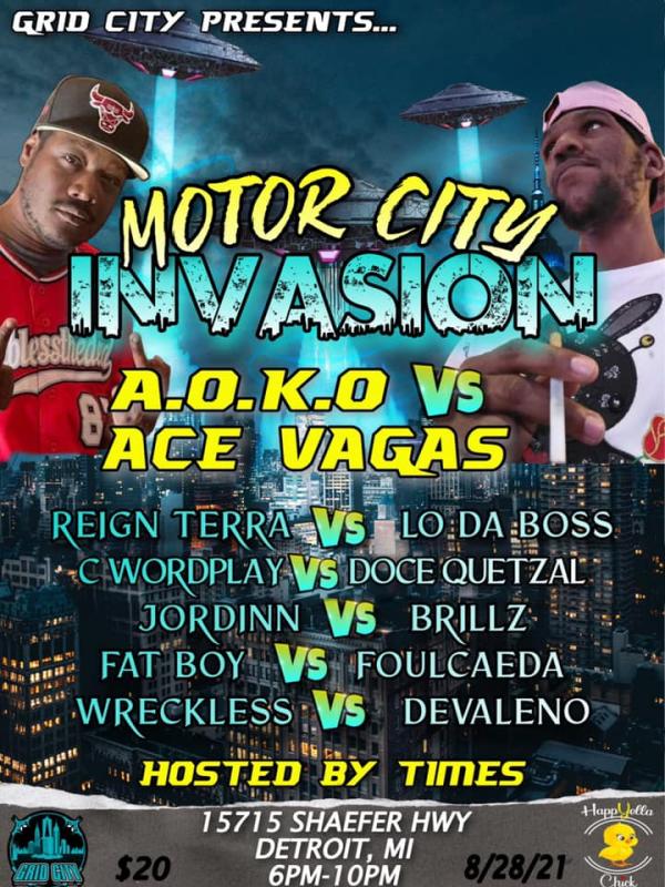 Grid City Battle League - Motor City Invasion