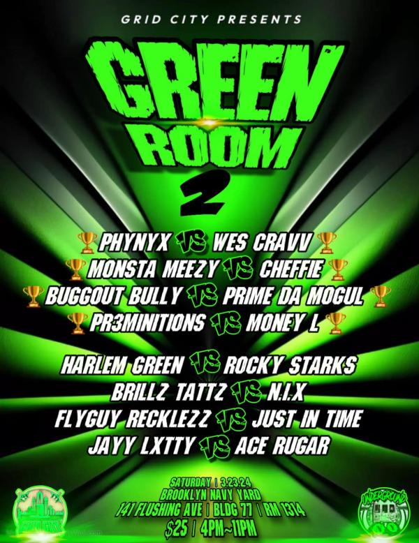 Grid City Battle League - The Green Room 2